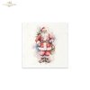 Santa Claus, Święty Mikołaj, konik na biegunach, miś, śnieżynka, prezent, choinka Father Christmas, rocking horse, teddy bear, snowflake, gift, Christmas tree Weihnachtsmann, Schaukelpferd, Teddybär, Schneeflocke, Geschenk, Weihnachtsbaum, Papá Noel
